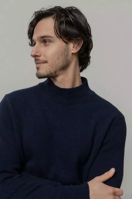 Kaschmir Stehkragenpullover Modell: Clemente