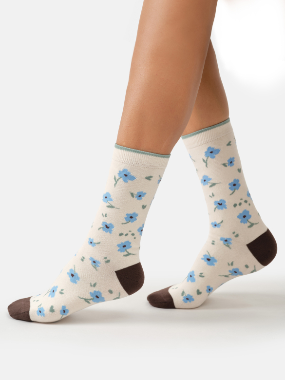 Socken Modell: Simple Posy
