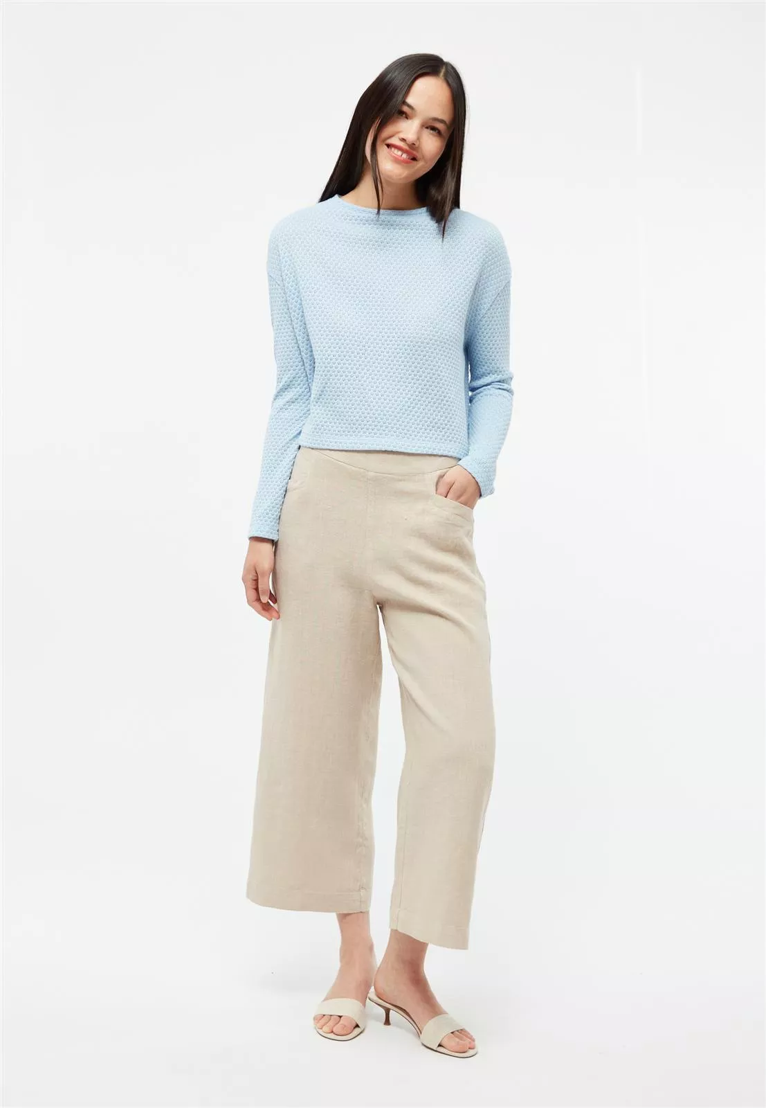 Leinen Culotte Modell: Fay