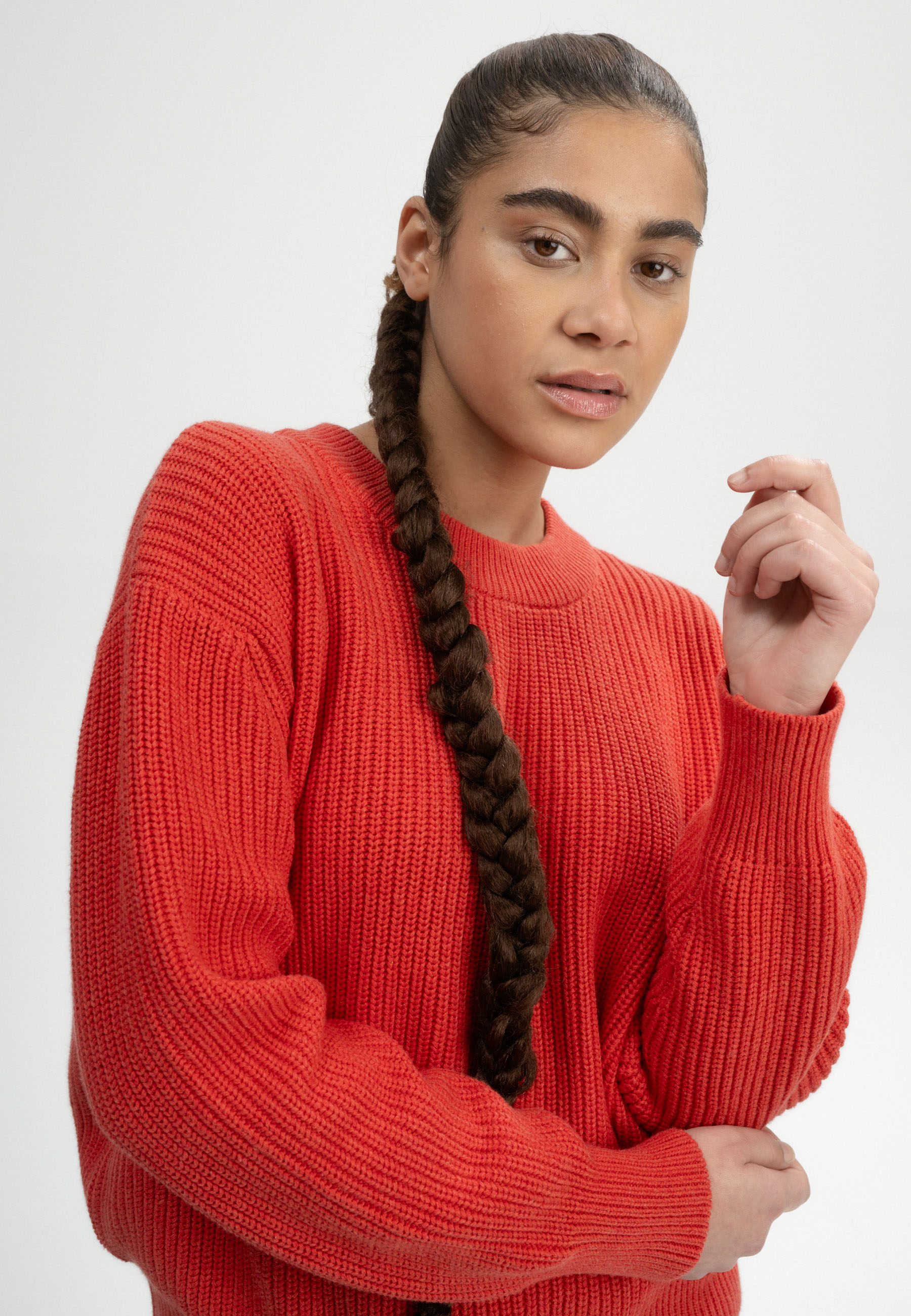 Rippstrick Pullover Modell: Adah