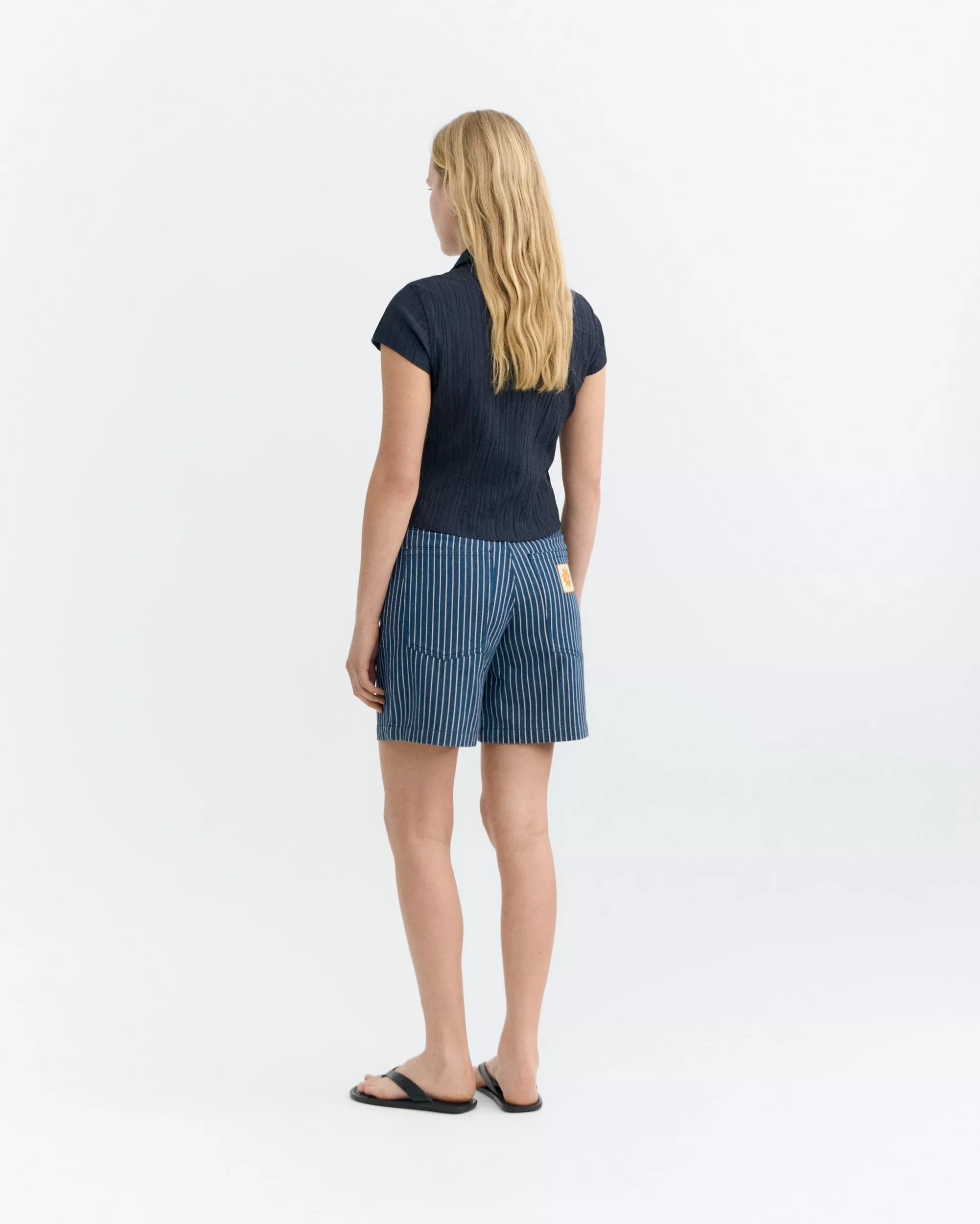 Streifen Jeansshorts Modell: Luisa