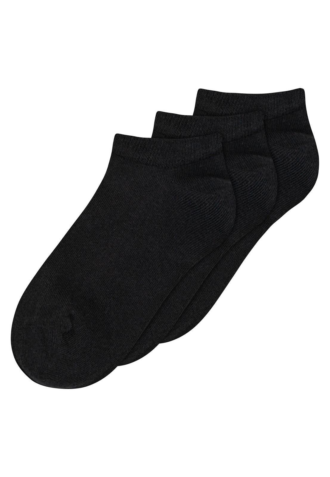 Sneaker-Socks-3Pack-black-01.jpg Sneakersocken GOTS, 3er Pack