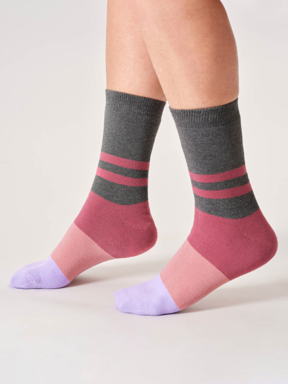Socken Modell: Colour Block