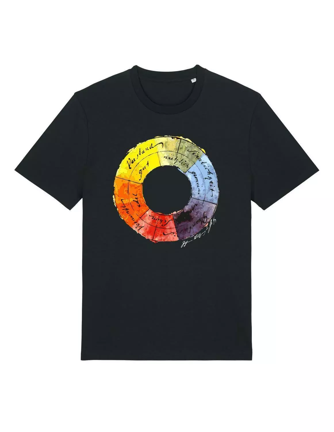 Science-T-Shirt Kunst Modell: Farbenlehre