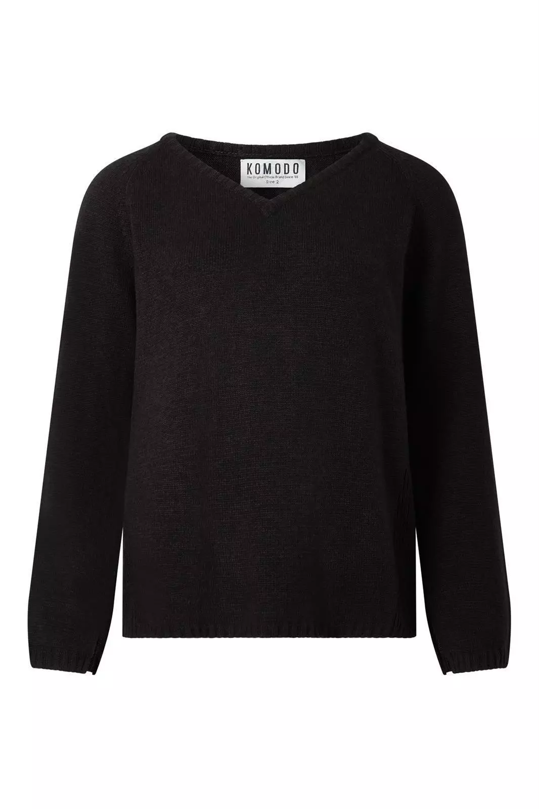 K3-M-02-NATTY-Jumper-Black.jpg V-Neck Wollpullover Modell: Natty