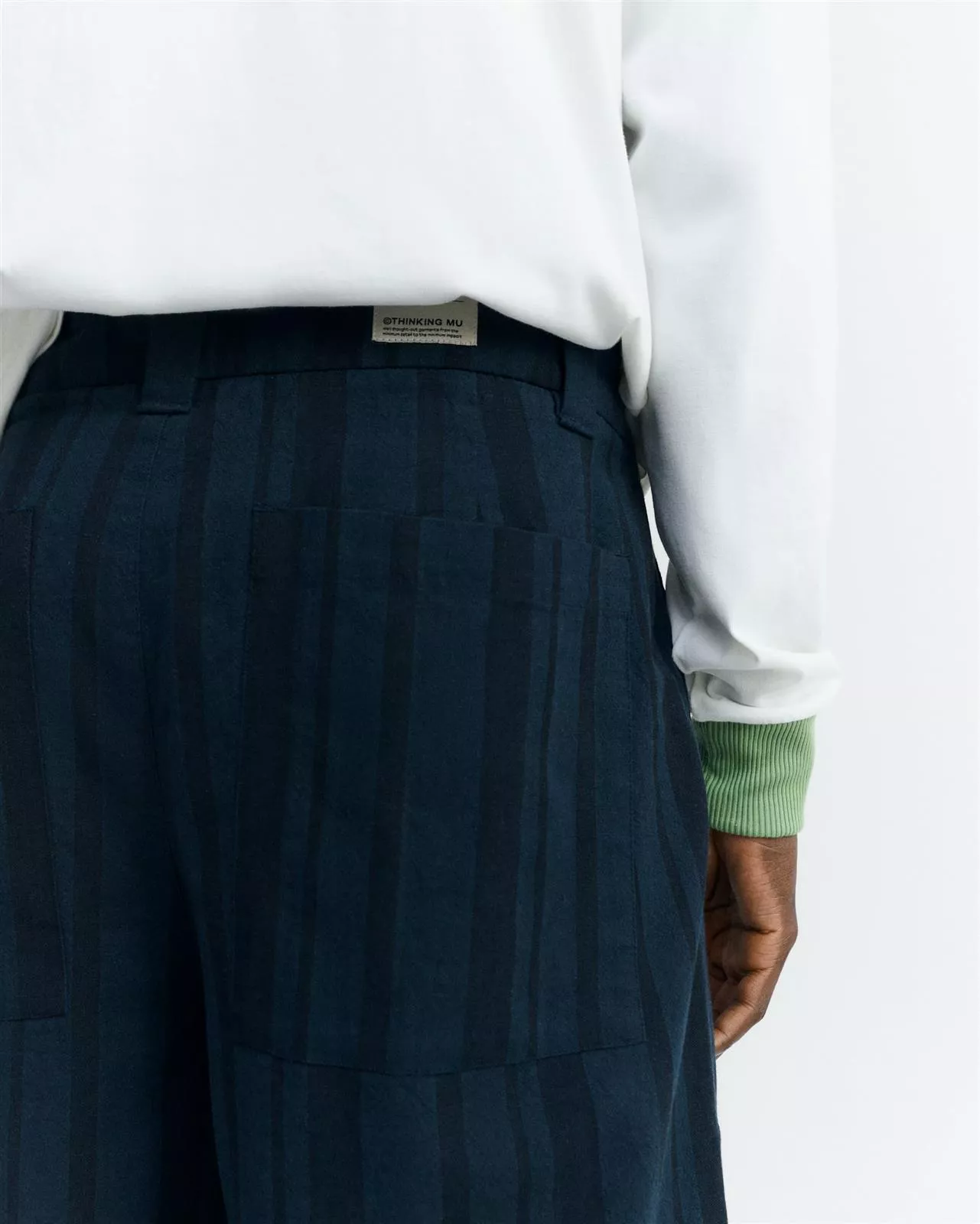 Gestreifte Stoffhose Modell: Marc