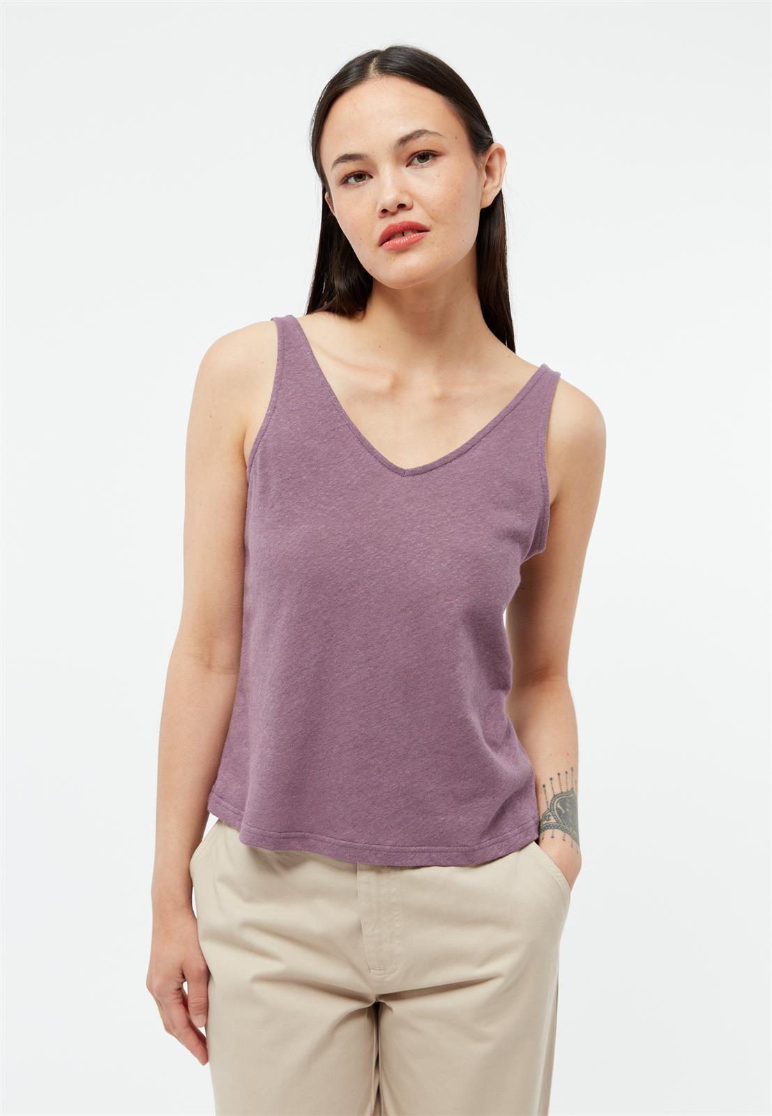 Leinen Top Modell: Jette