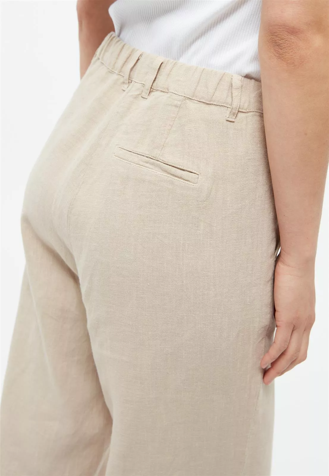 Wide Leg Leinen-Hose Modell: Beatrice