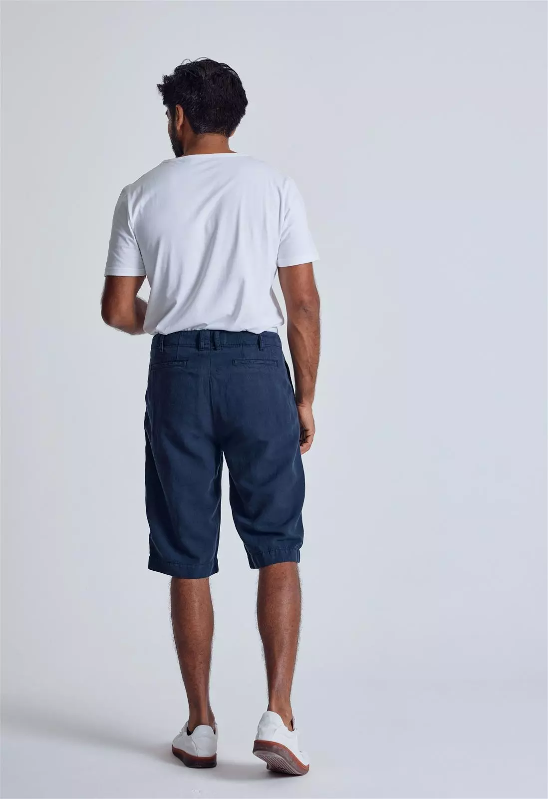 Leinen Chino Shorts Modell: Bird