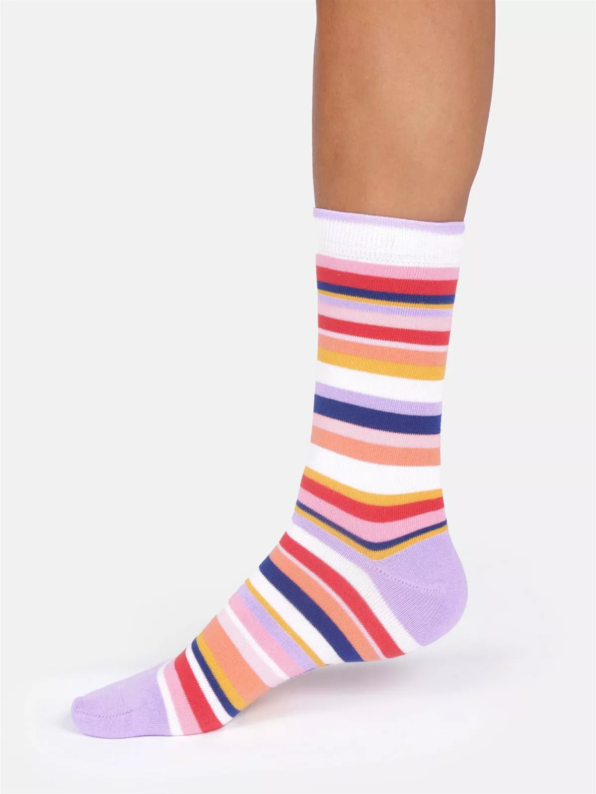 Socken Modell: Colourful Stripes