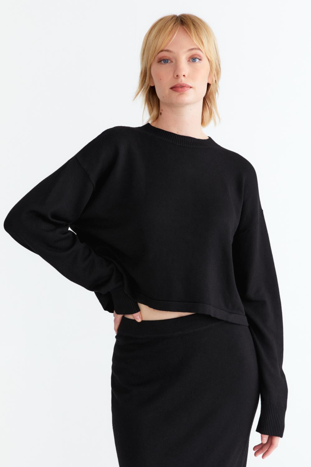 Bambus-Sweater Modell: Elvina