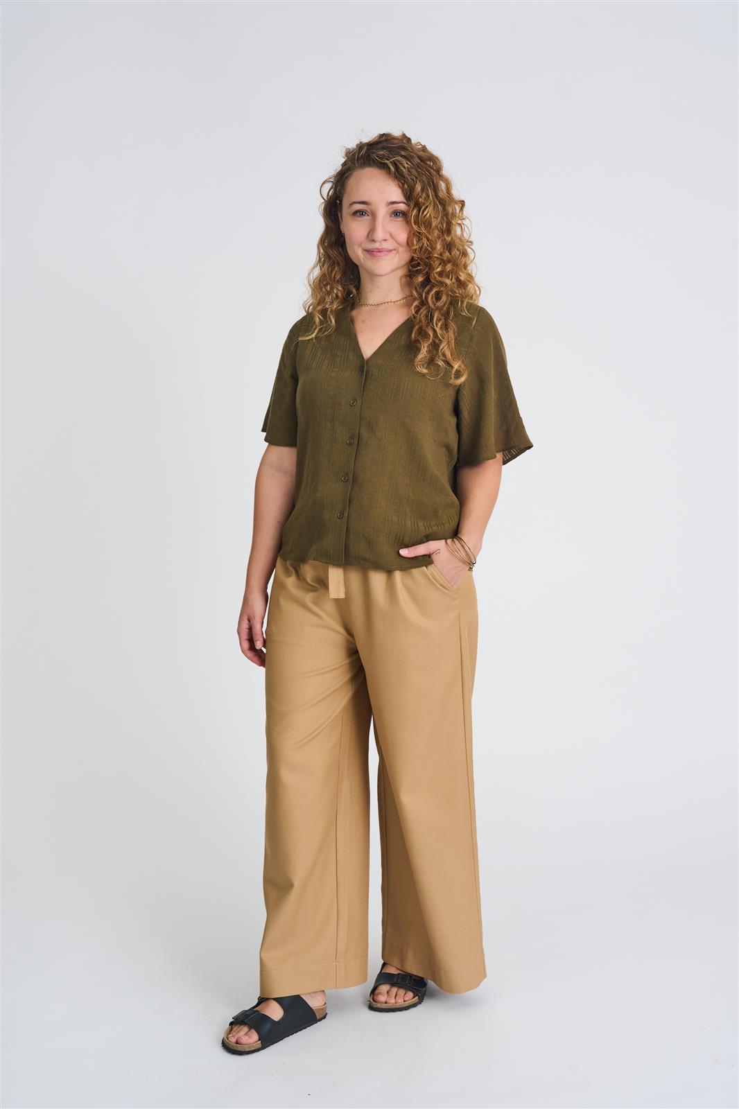 Tencel Kurzarm-Bluse Modell: Marlu
