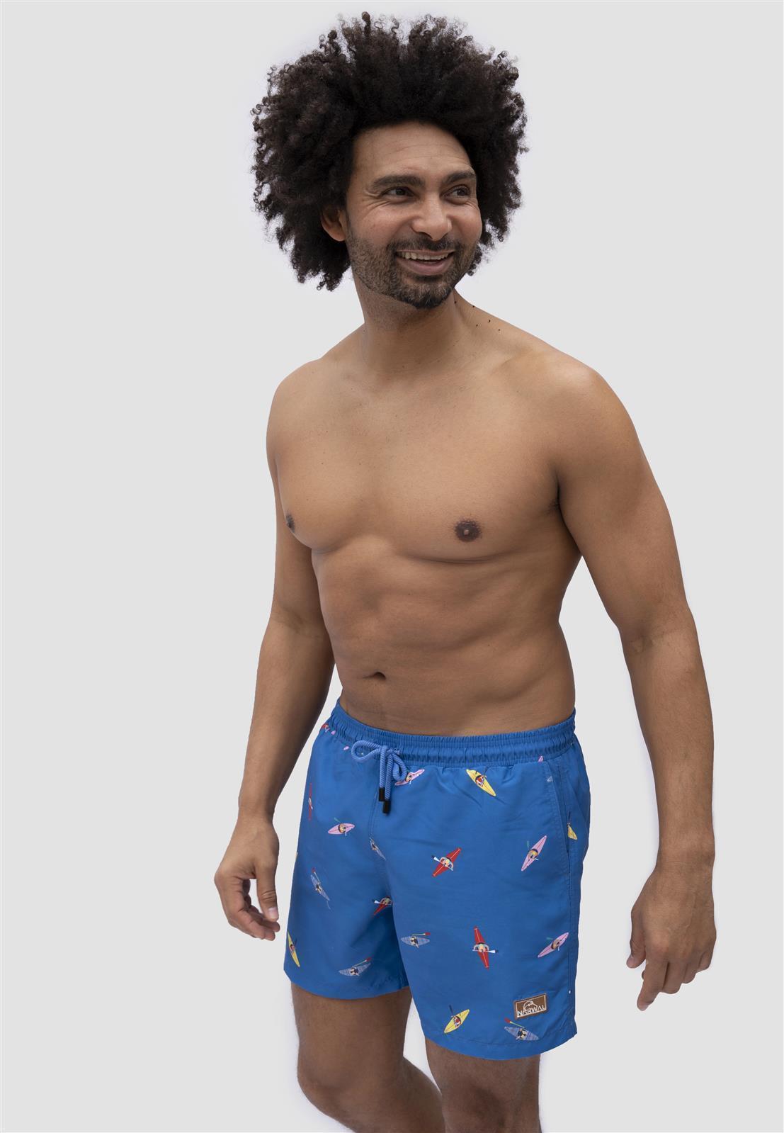Nachhaltige Badehose mit Print