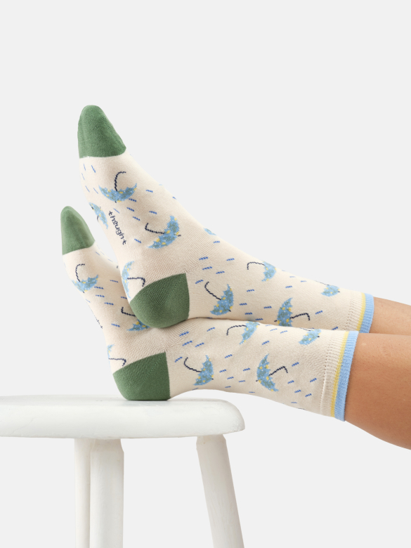 Socken Modell: Rainy Days