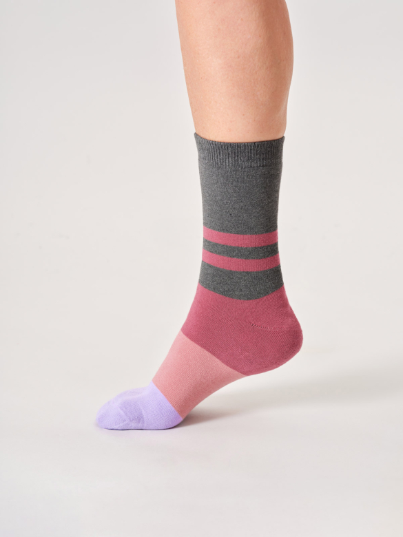 Socken Modell: Colour Block