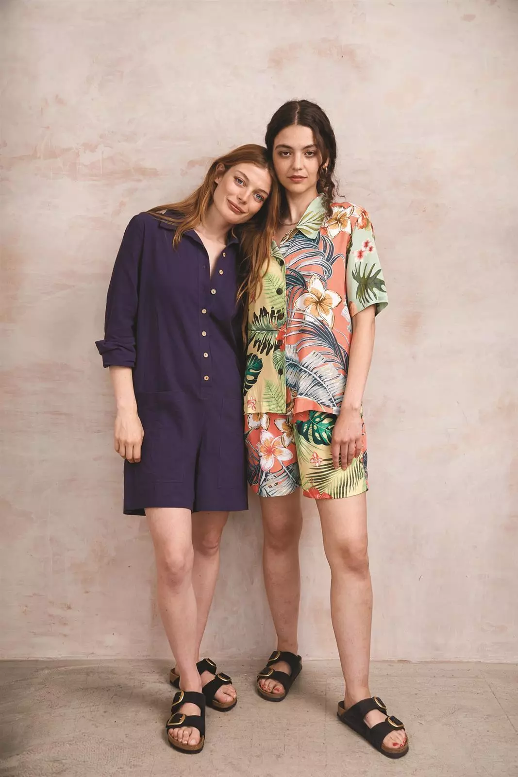 Musselin Langarm-Jumpsuit Modell: Tiff