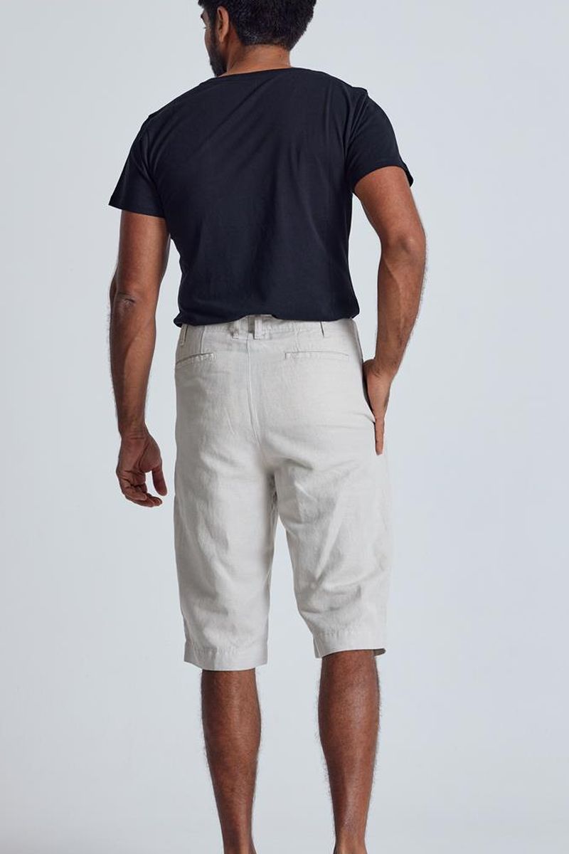Leinen Chino Shorts Modell: Bird