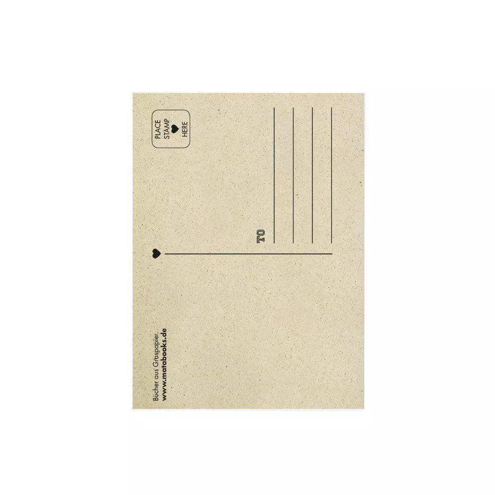 Postkarte Graspapier Postkarte Graspapier