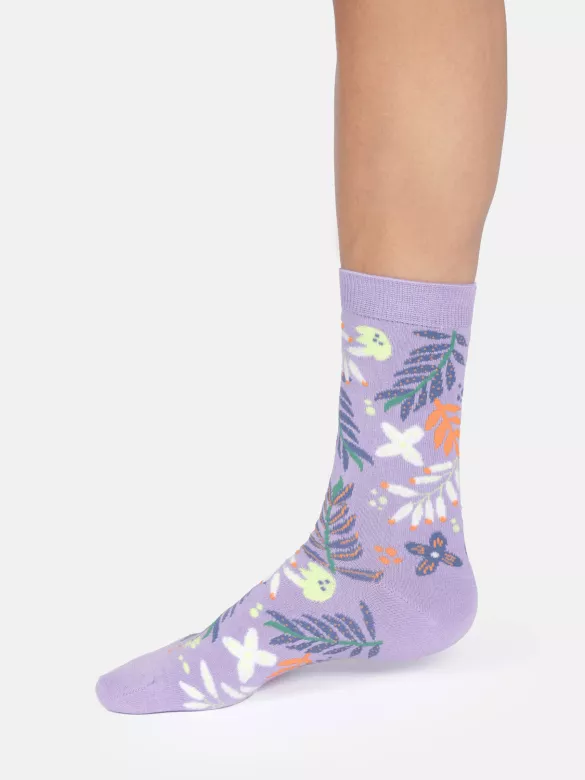 Socken Modell: Summer Leaves