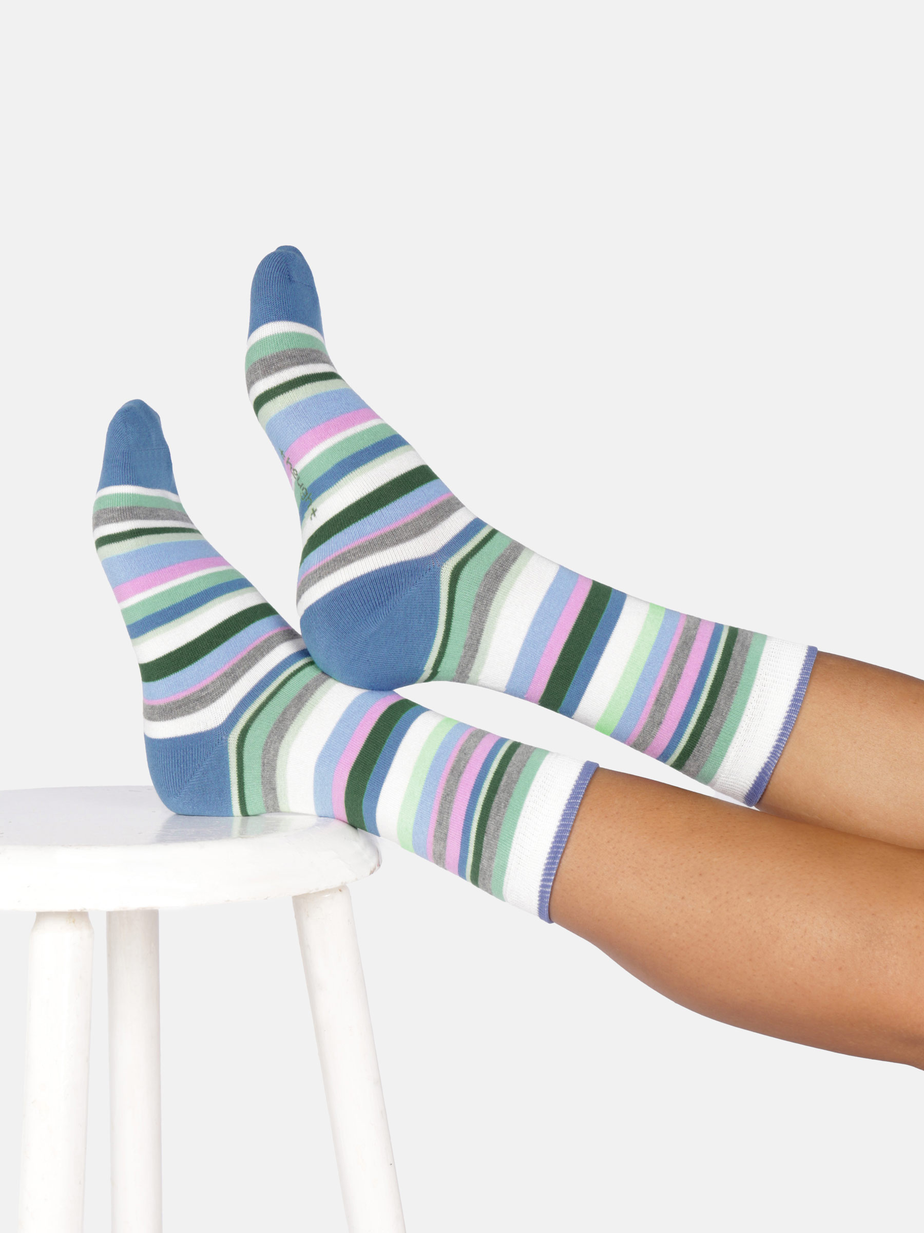 Socken Modell: Colourful Stripes
