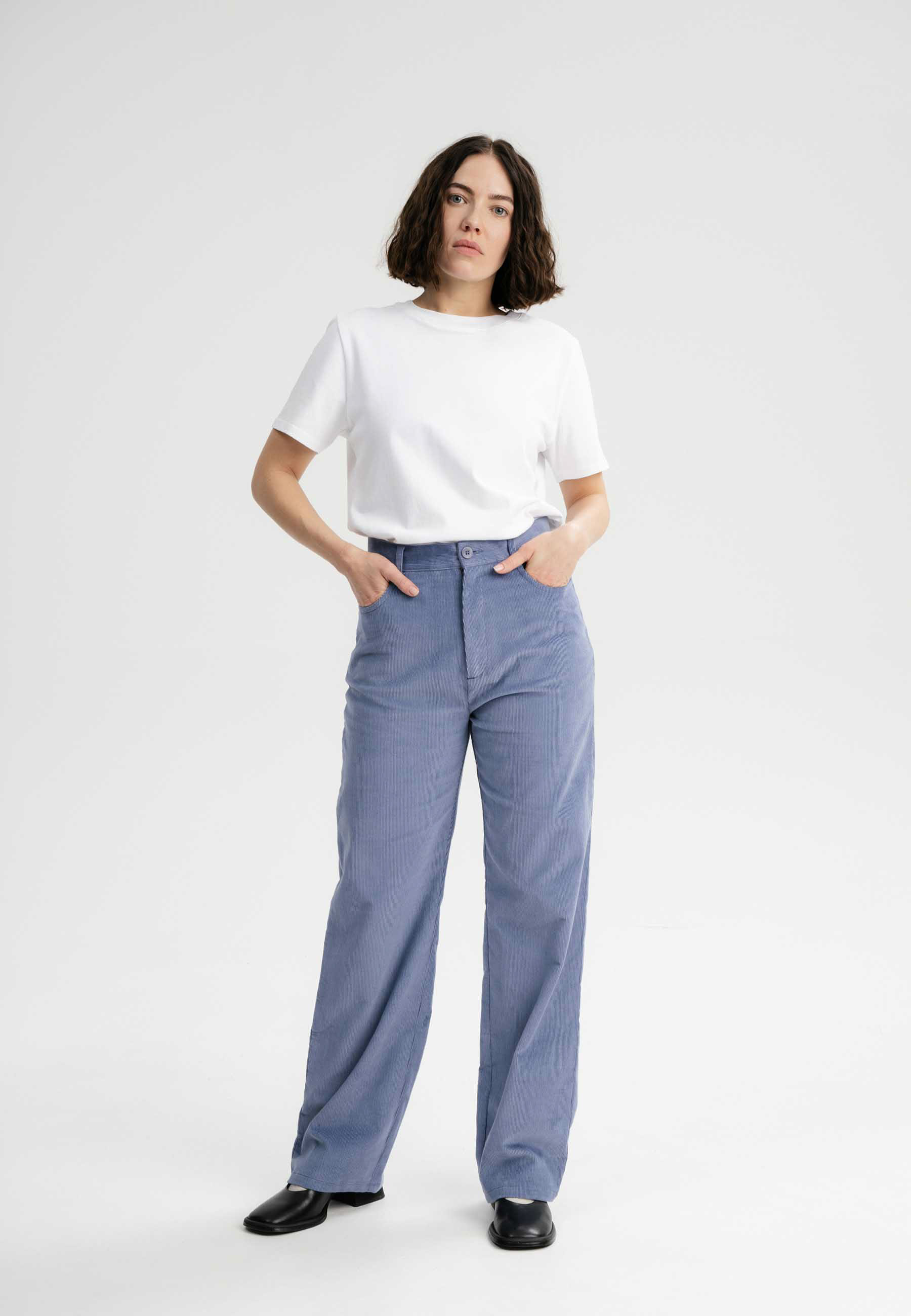 Cord Wide Leg Hose Modell: Oorja