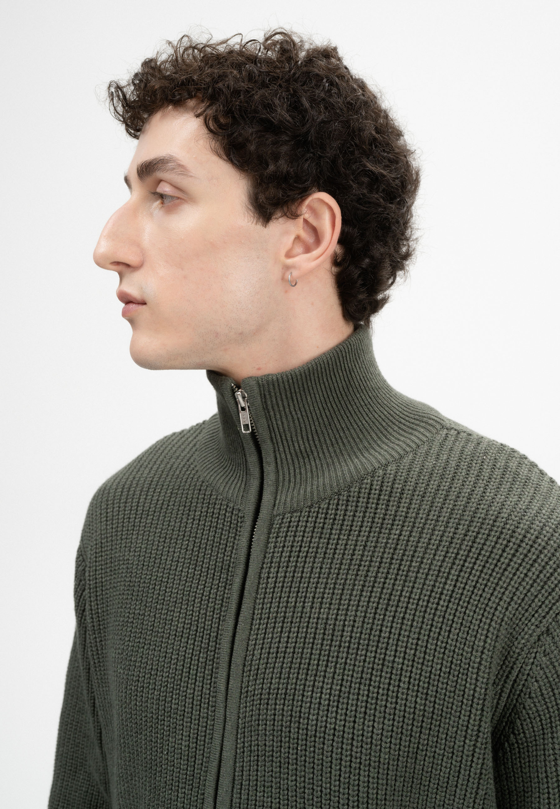 Rippstrick Jacke Modell: Taksh