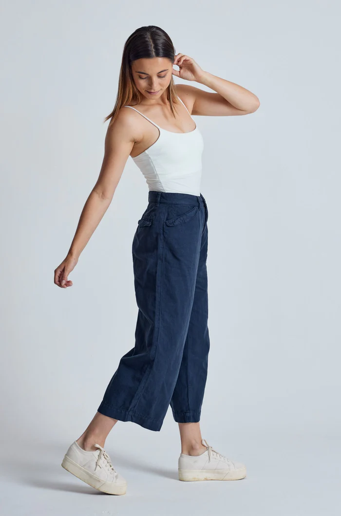 Leinen-Baumwoll Culotte Modell: Betty