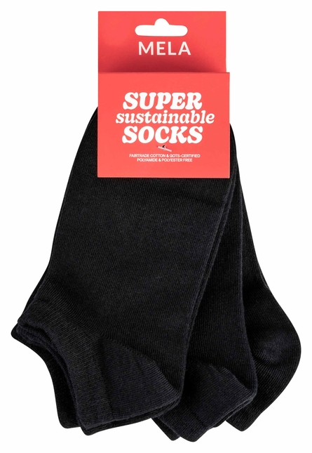 Sneakersocken GOTS, 3er Pack