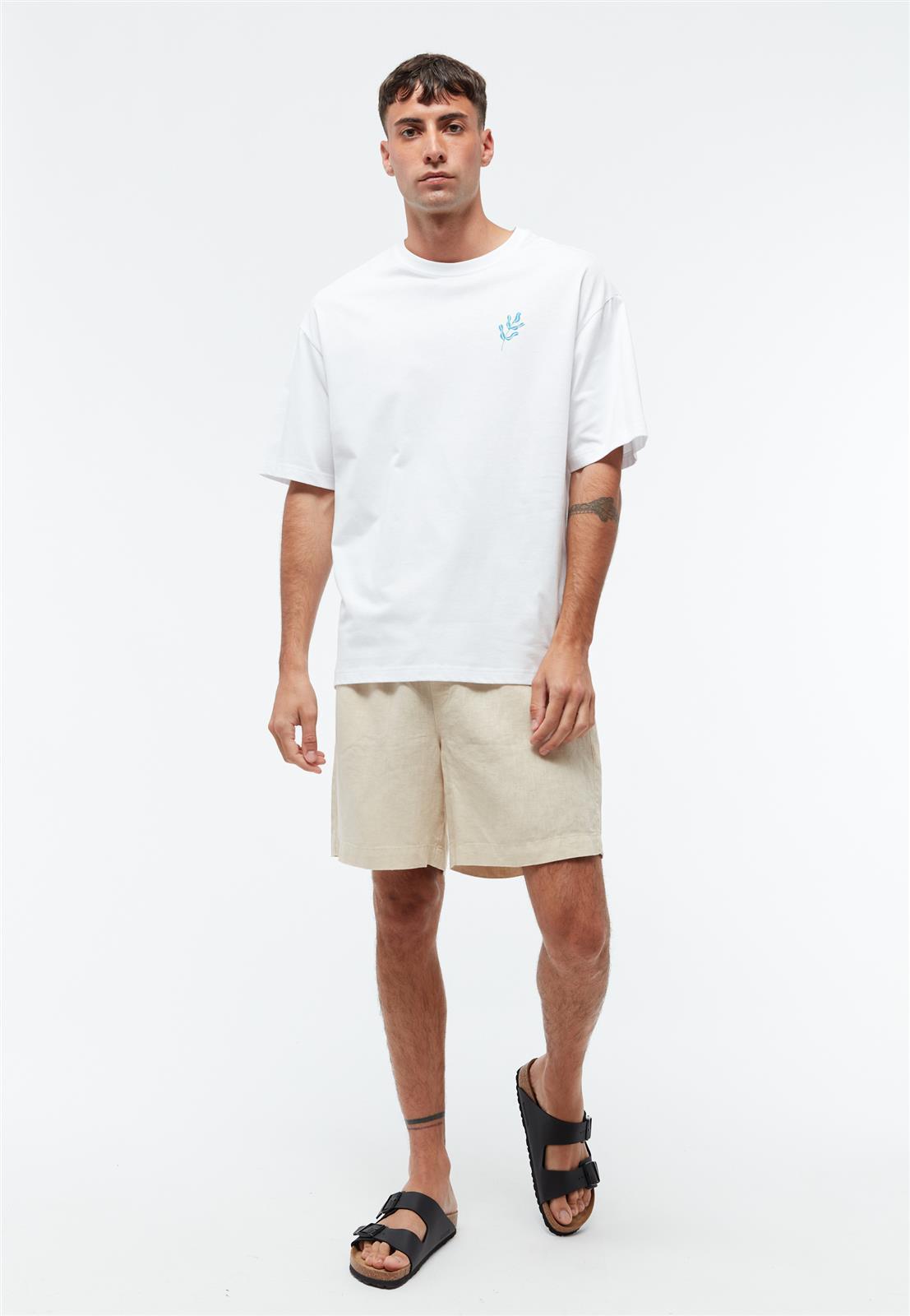 Leinen Shorts Modell: Laurin