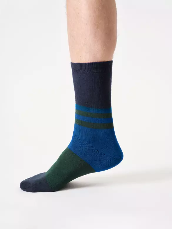 Socken Modell: Colour Blocking