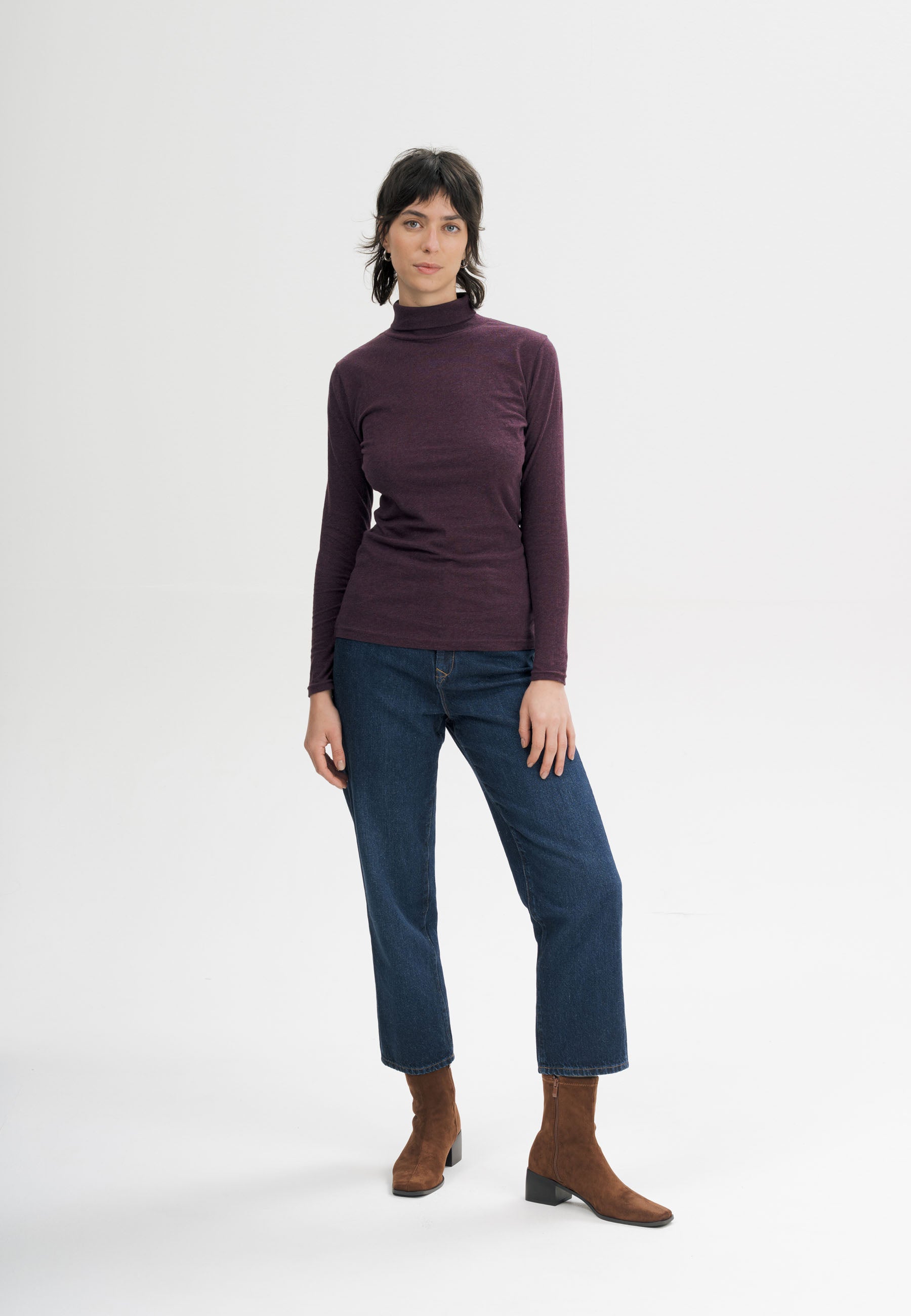 Rollkragen-Longsleeve Modell: Anchal