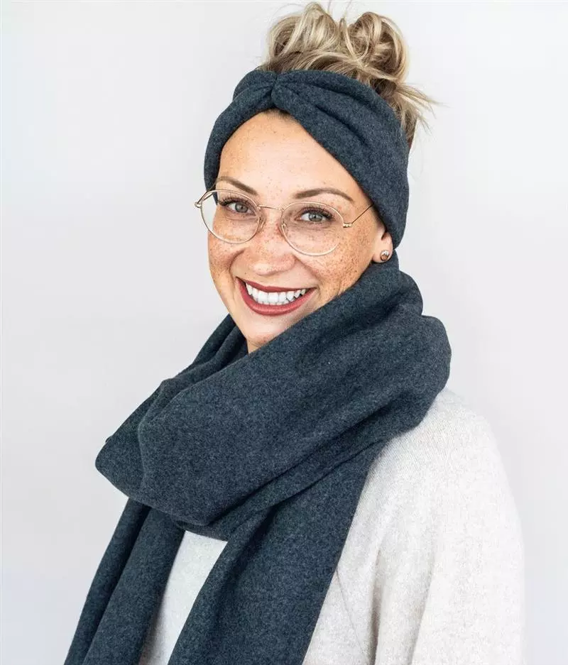 stirnband_bow_black_melange_biobaumwolle_fairfashion_4-1 Stirnband Bow