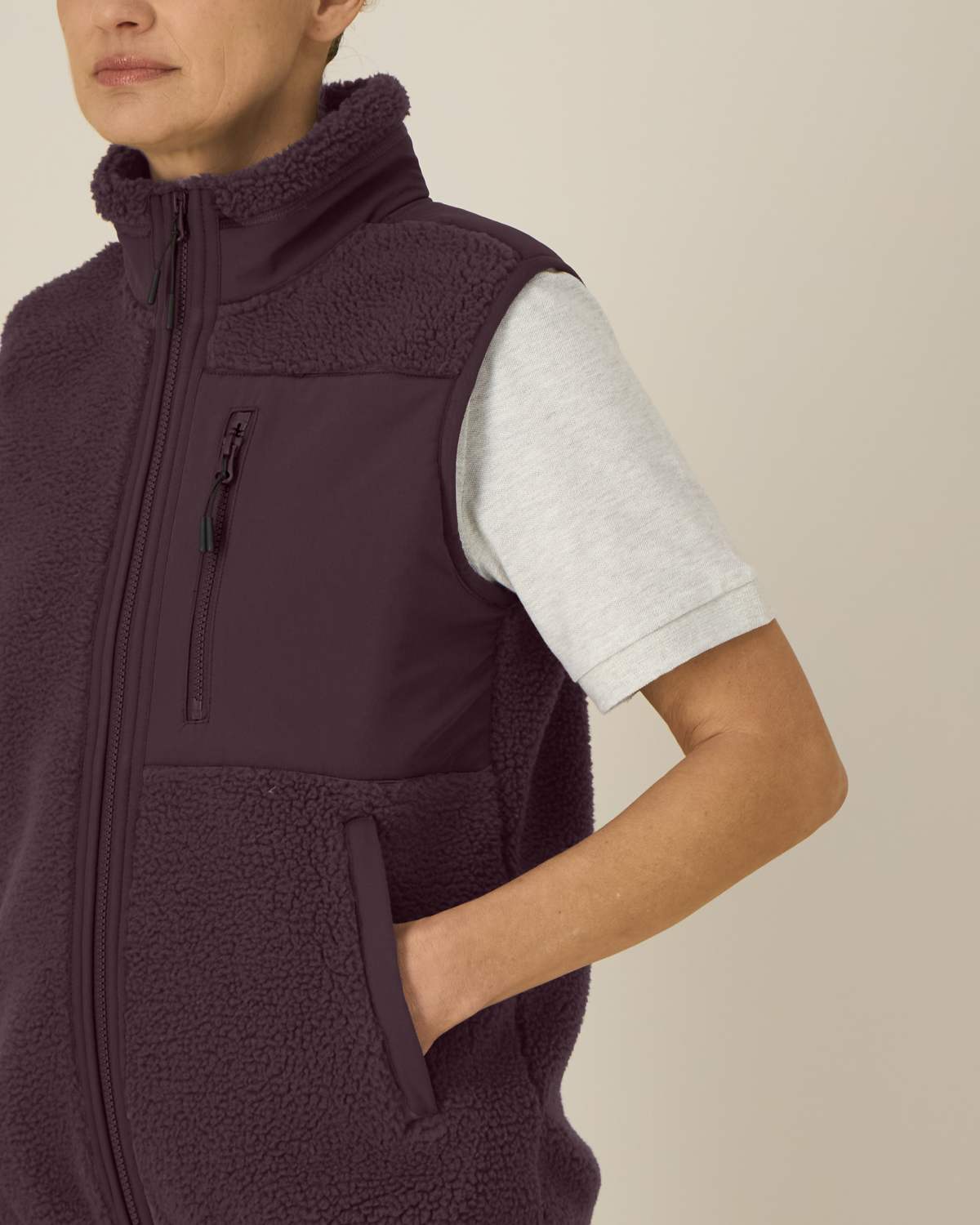 Fleece-Weste Modell: Lin