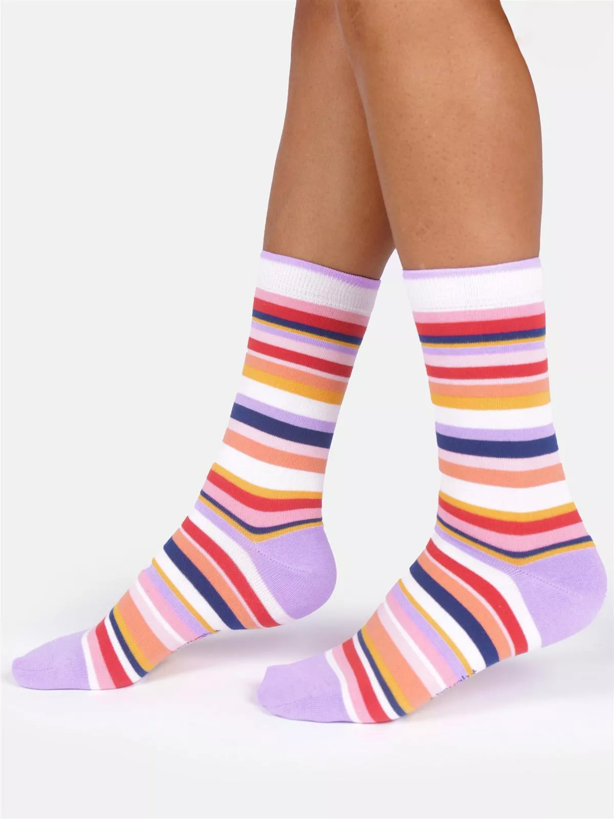 Socken Modell: Colourful Stripes