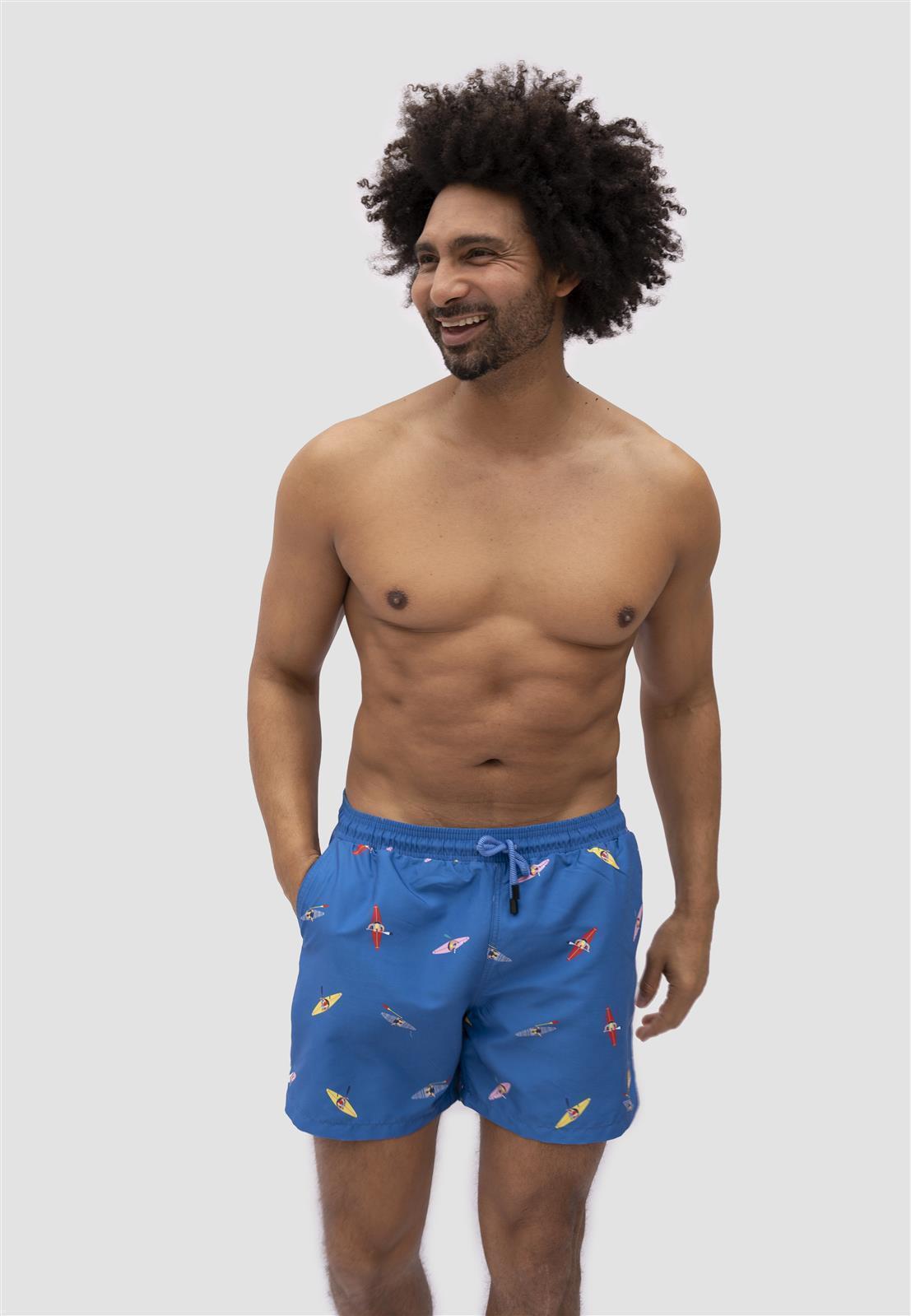 Nachhaltige Badehose mit Print