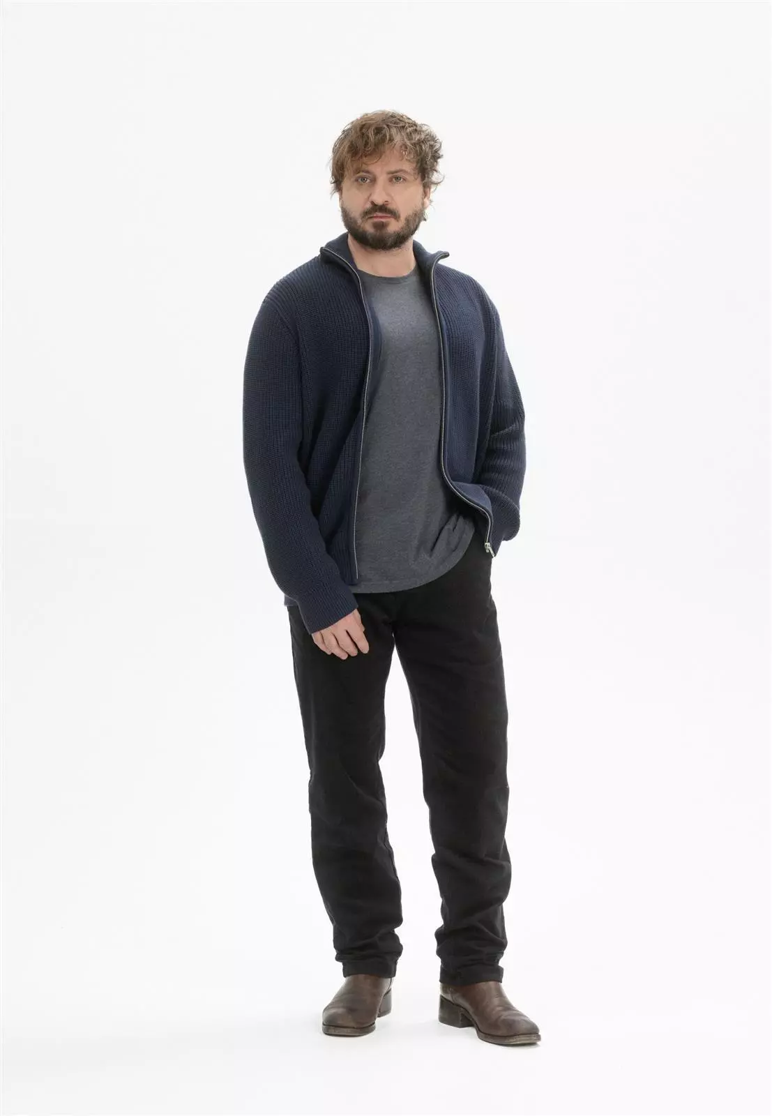 Rippstrick Jacke Modell: Taksh