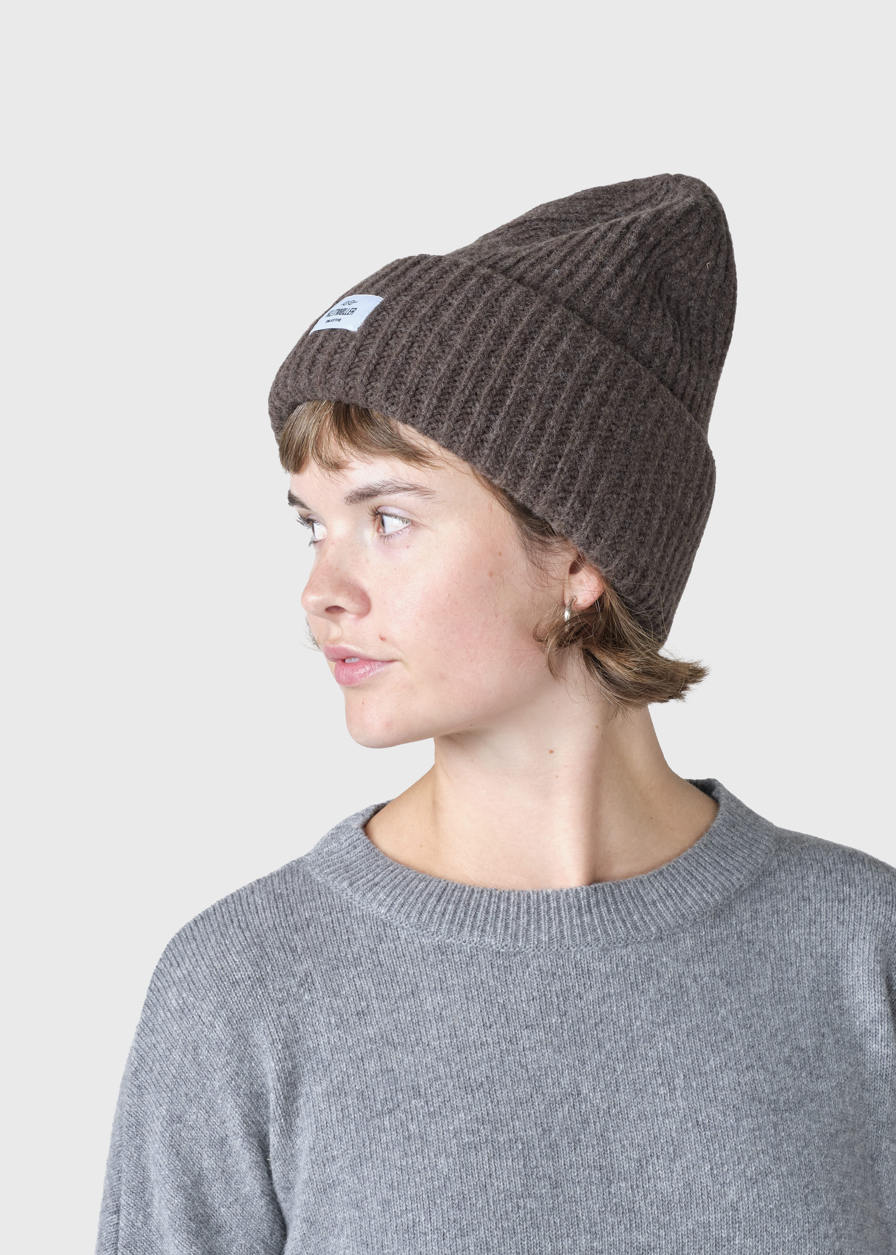 Wide Rib Beanie aus Merinowolle