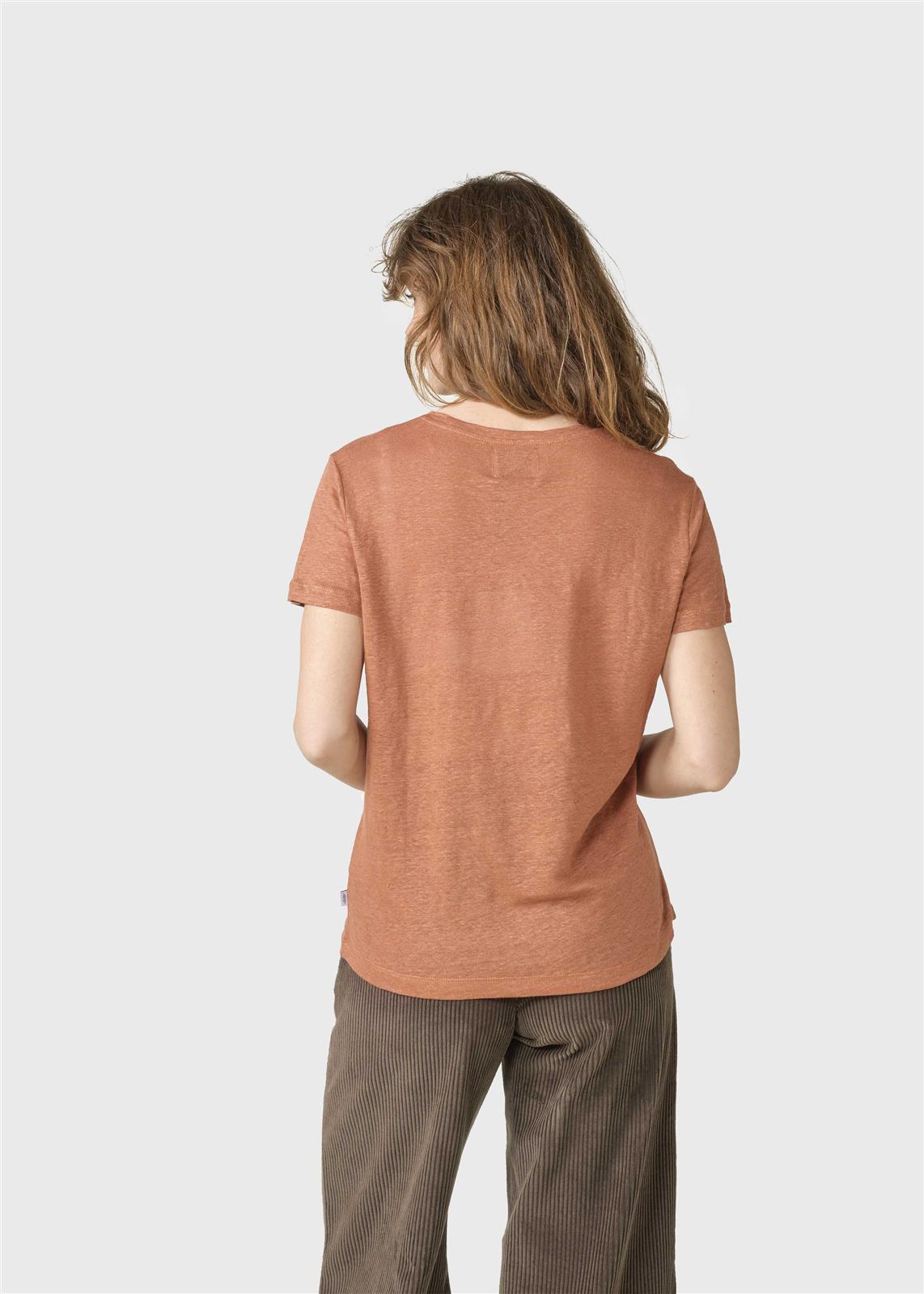 Leinen T-Shirt Modell: Rikke