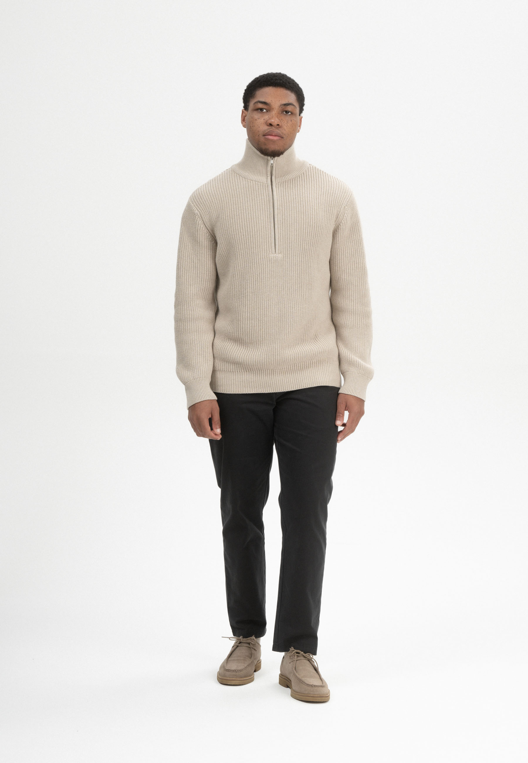 Rollkragen-Pullover Modell: Udai GOTS