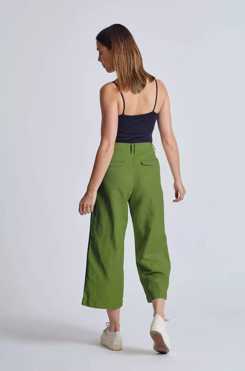 Leinen-Baumwoll Culotte Modell: Betty