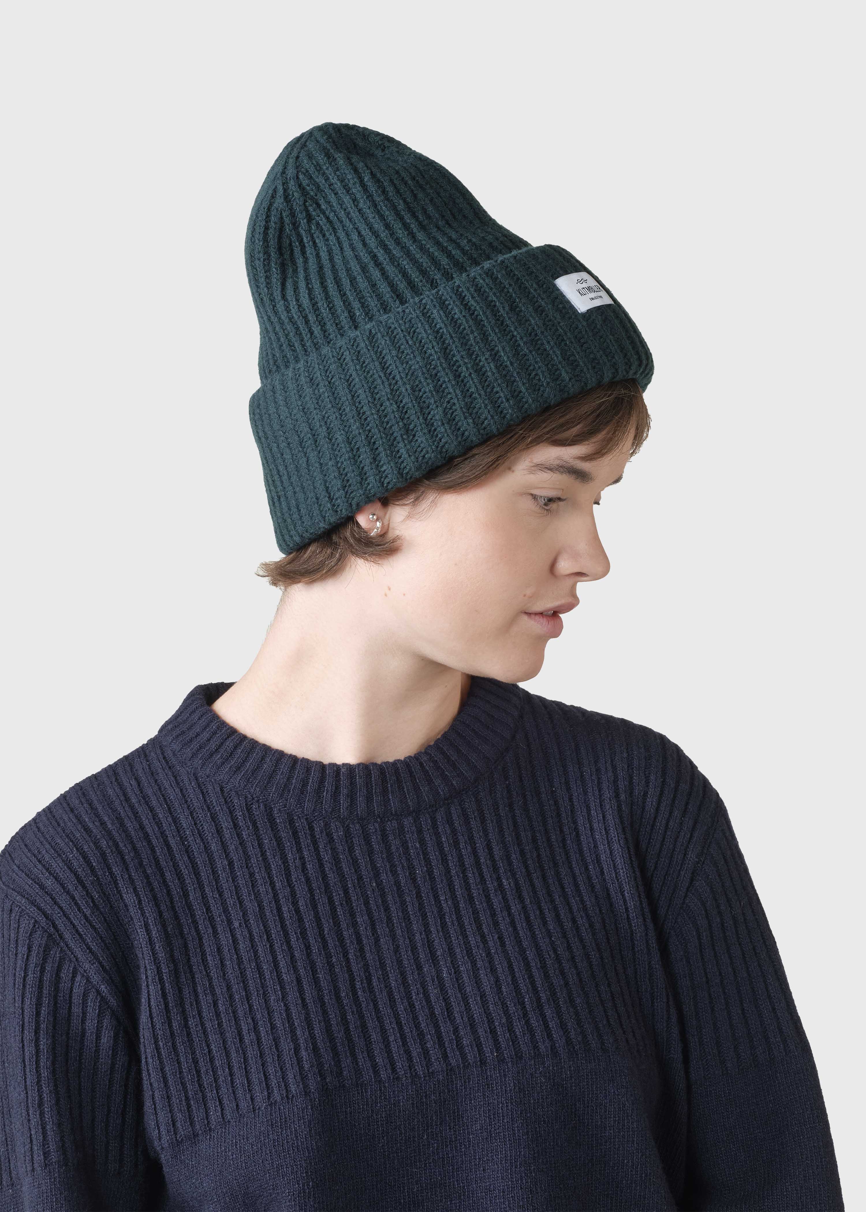Wide Rib Beanie aus Merinowolle