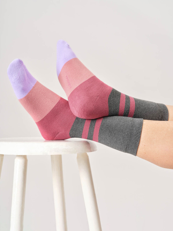 Socken Modell: Colour Block