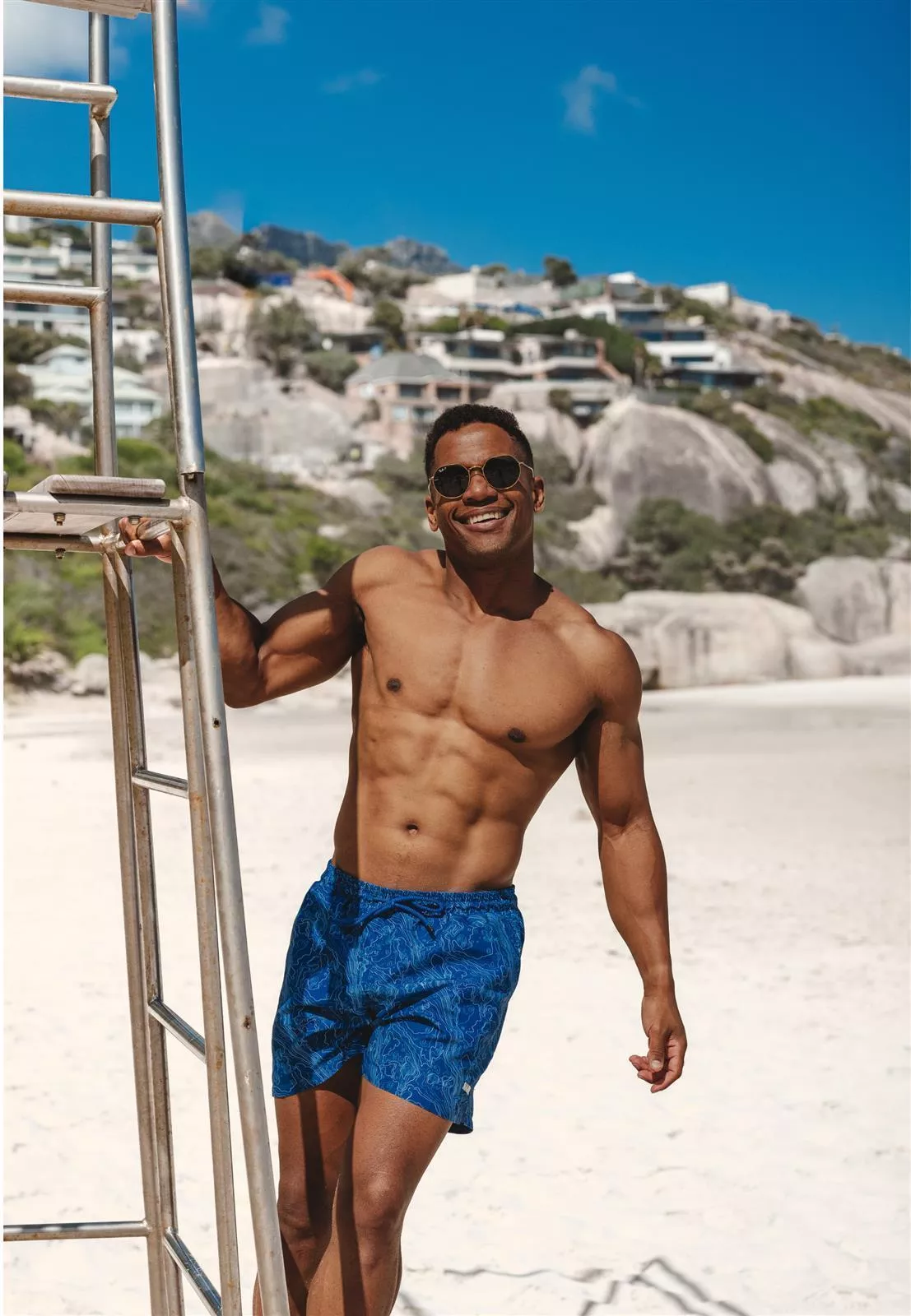 Nachhaltige Badehose mit Print