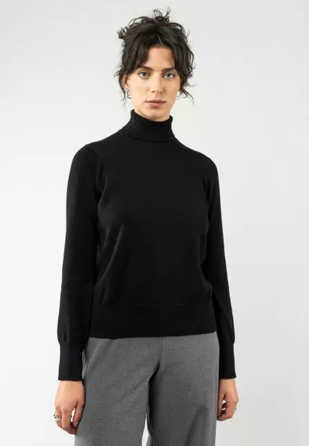 Rollkragen-Pullover Modell: Mayura GOTS