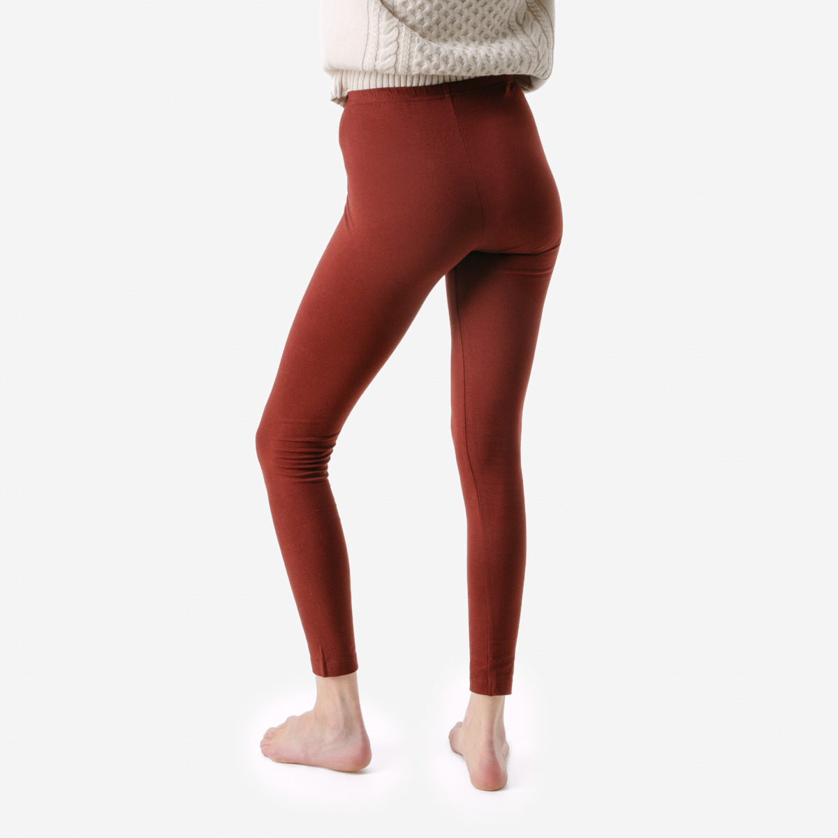 Leggings Modell: Annedore GOTS Maroon XL