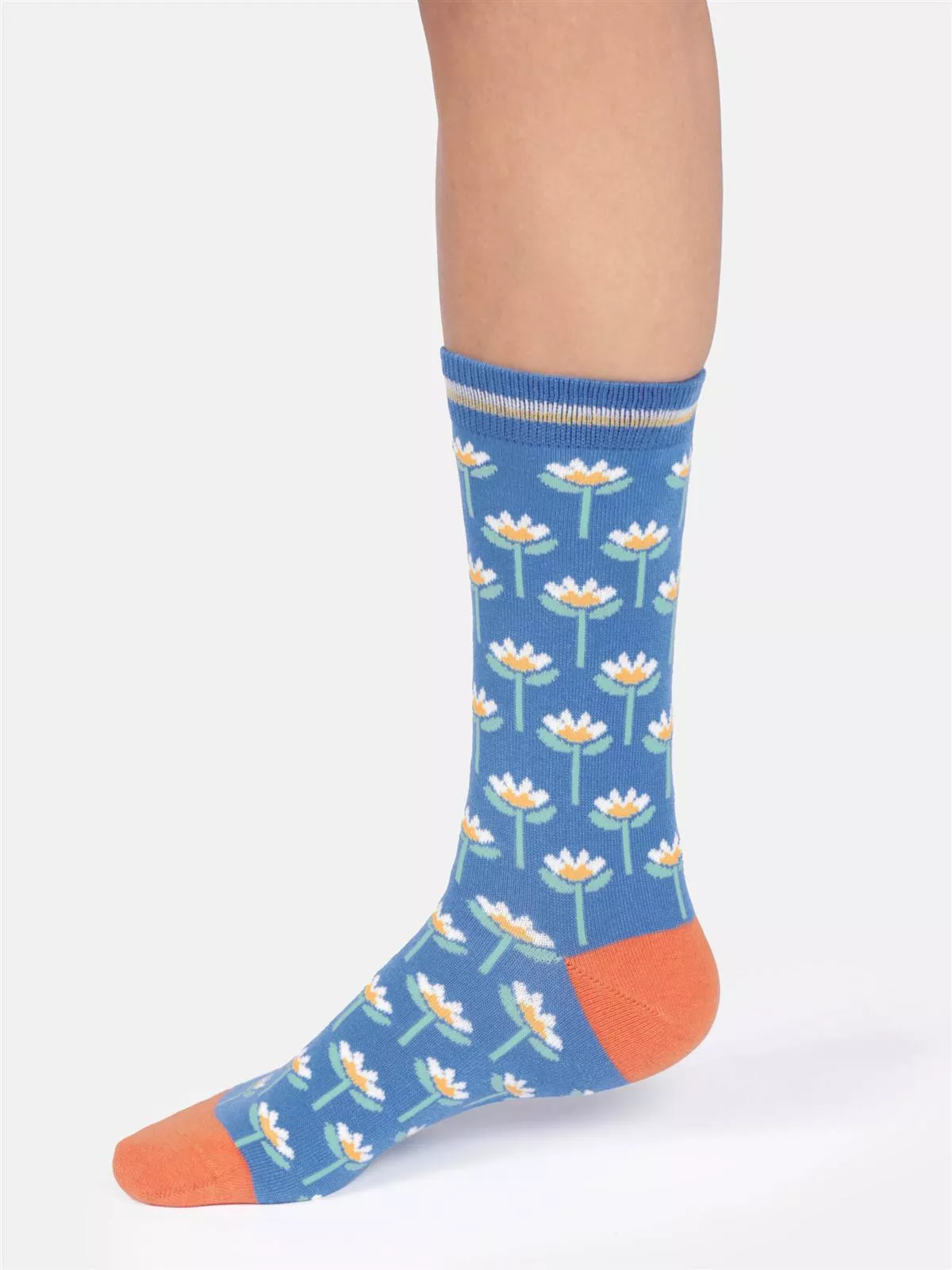 Socken Modell: Floral Tile