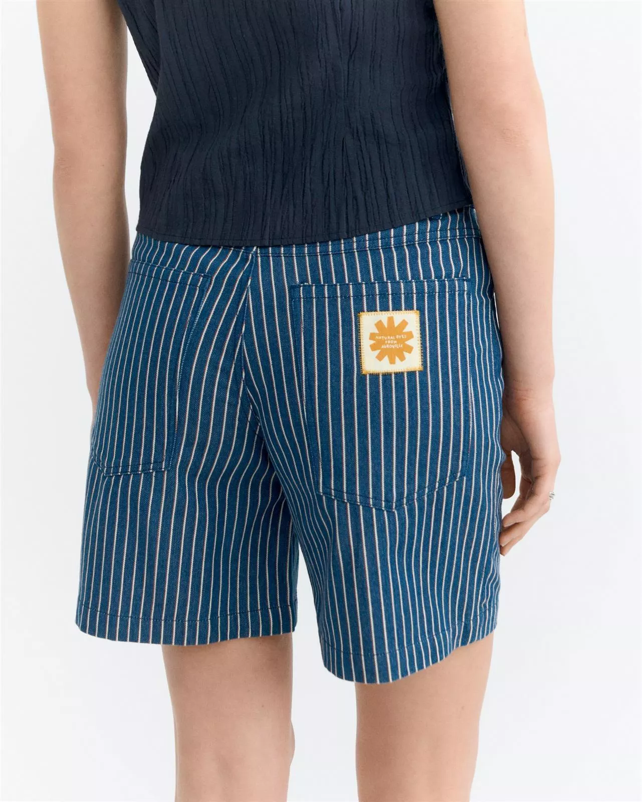 Streifen Jeansshorts Modell: Luisa