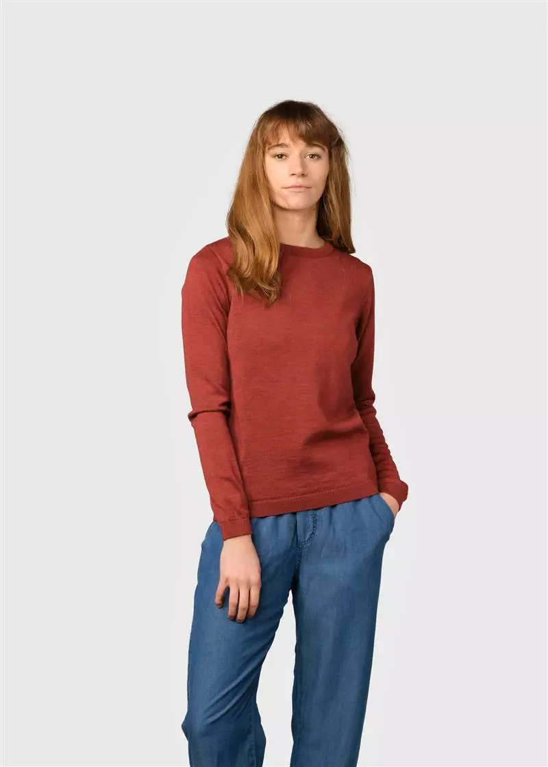 Merino Pullover Damen Basic