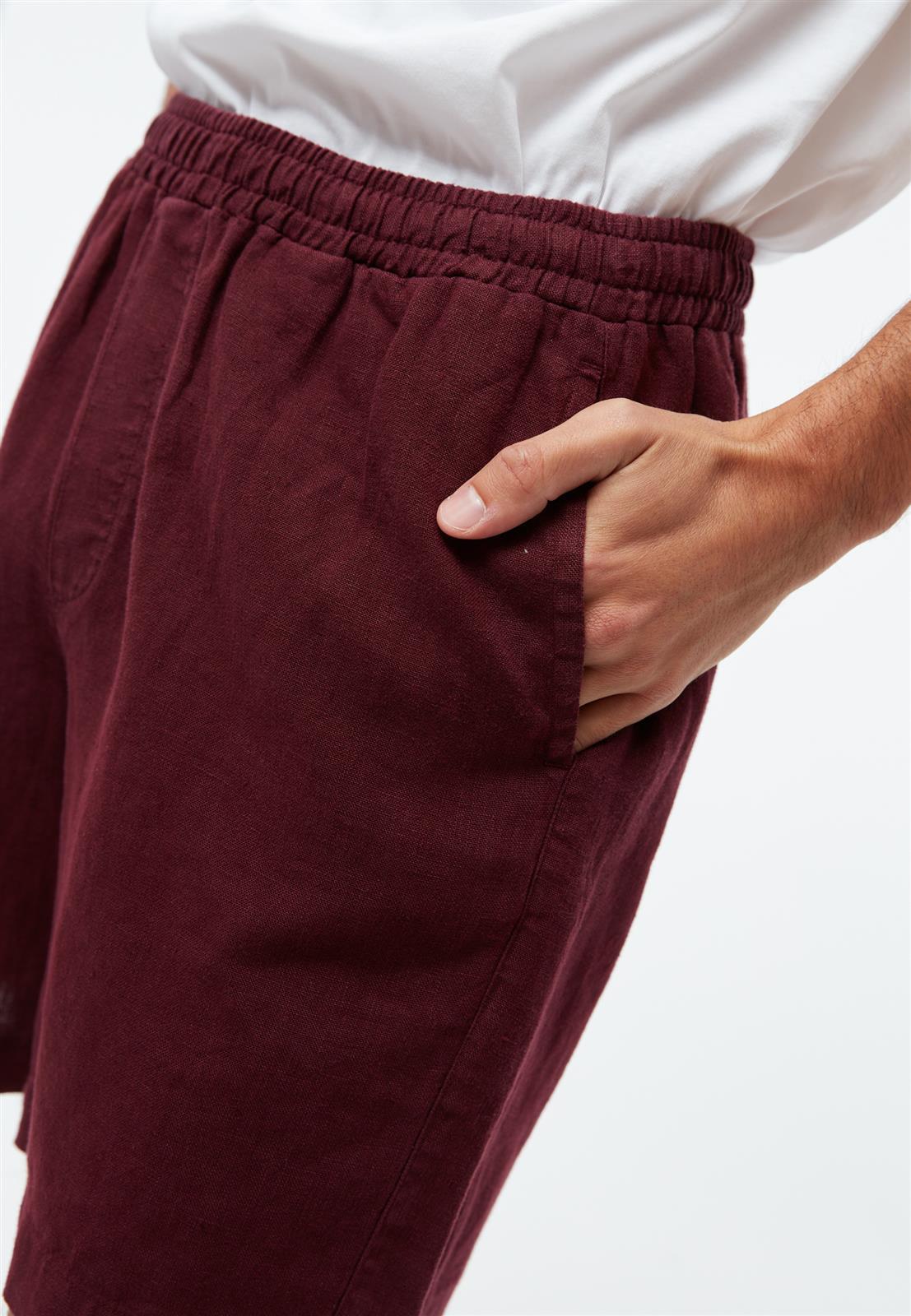 Leinen Shorts Modell: Laurin