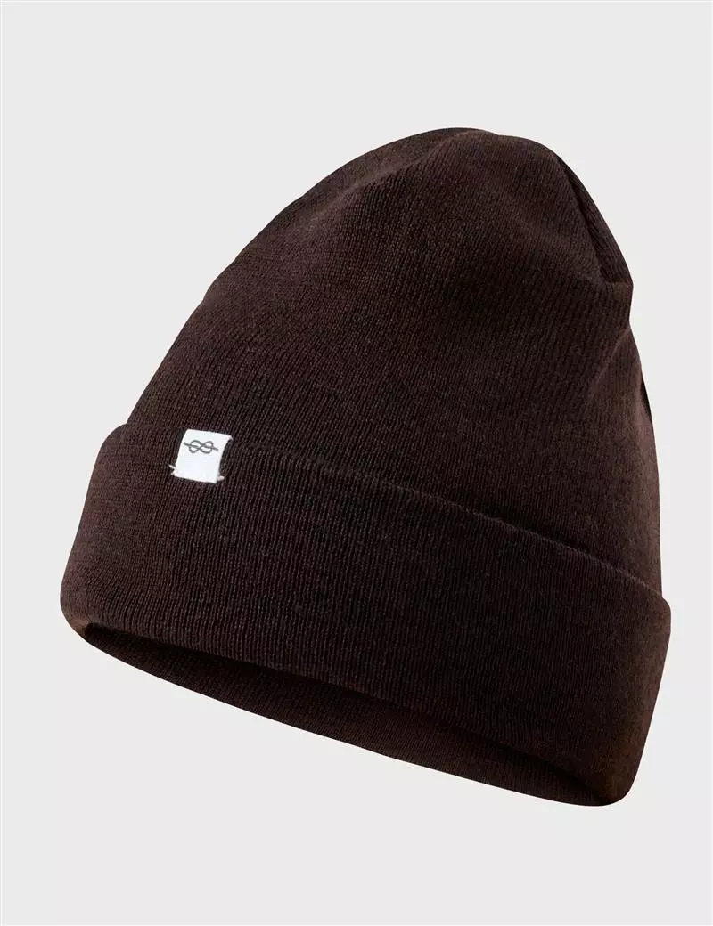 Fine Rib Beanie Merinowolle